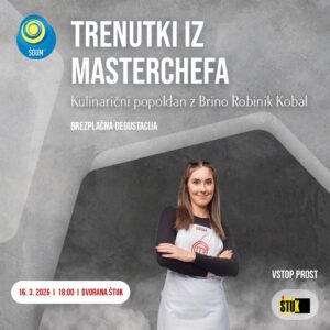 Trenutki iz MasterChefa: Kulinarični popoldan z Brino Robinik Kobal