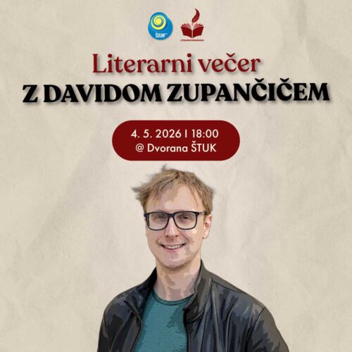 LITERARNI VEČER Z Davidom Zupančičem